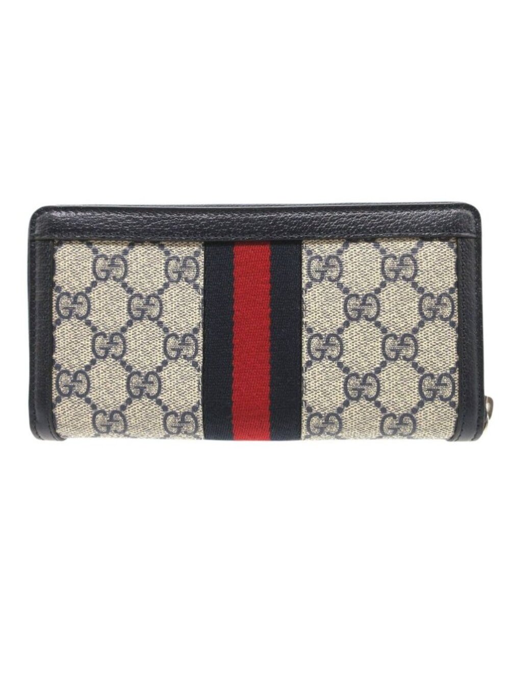 Gucci GG Supreme Zip Around Wallet Ophidia Beige - Picture 3 of 8